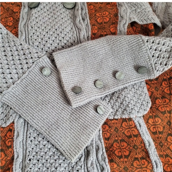 Lia Molly Grey / Rust long Sweater - Anthropologie - XS - Picture 4 of 8